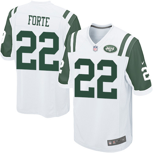 Youth Game Matt Forte Nike Jersey White Road - #22 NFL New York Jets